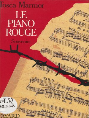 cover image of Le piano rouge